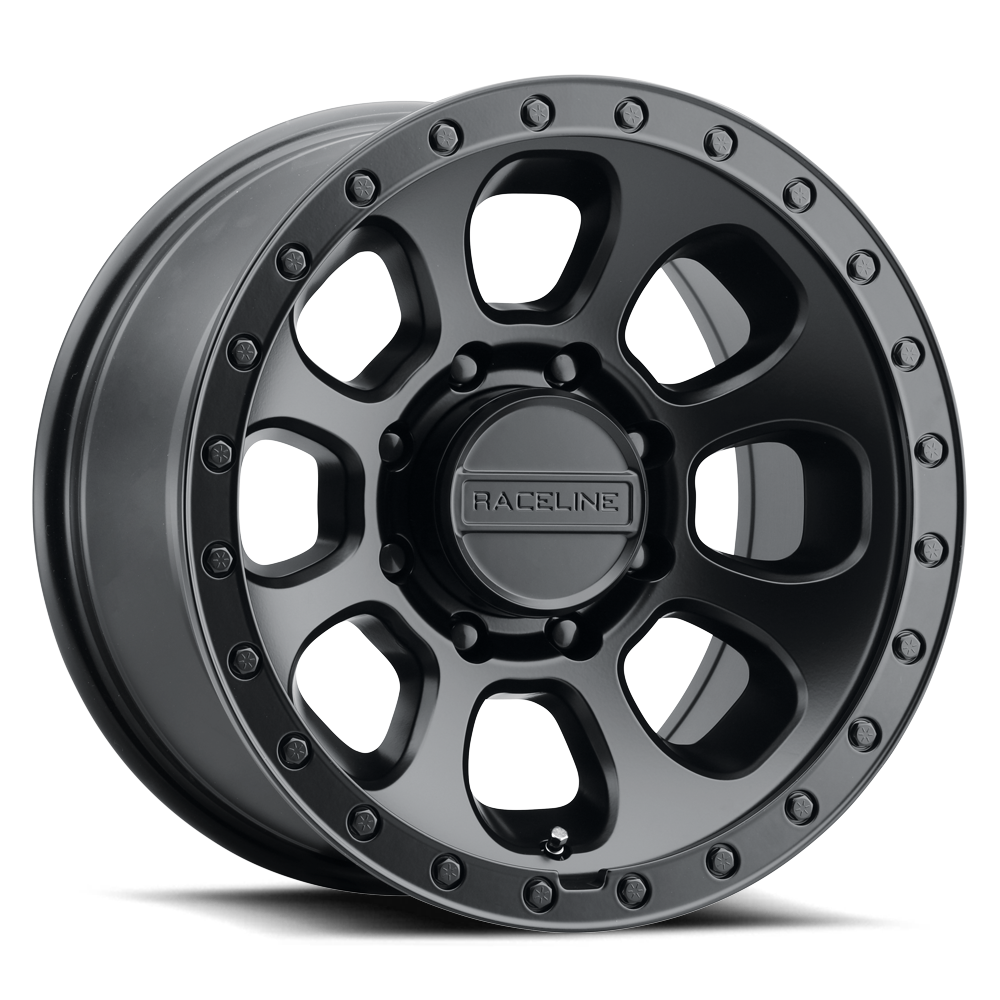 18x9 Raceline 961B Bolt Satin Black Wheel 8x170 (18mm)