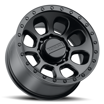 18x9 Raceline 961B Bolt Satin Black Wheel 8x180 (18mm)