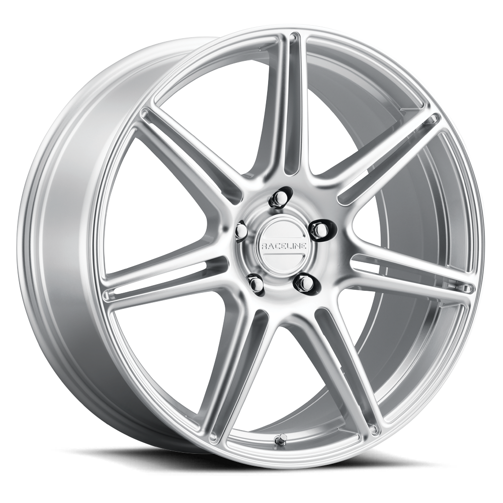 20x8.5 Raceline 148HS Apex Hyper Silver Wheel 5x4.5 (40mm)