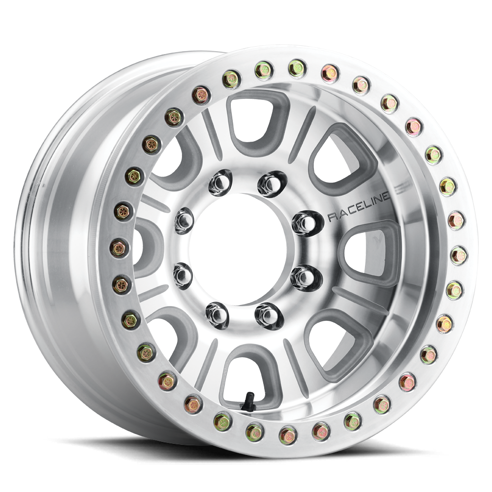 17x9.5 Raceline RT233 Monster Machined BEADLOCK Wheel 6x135 (-32mm)
