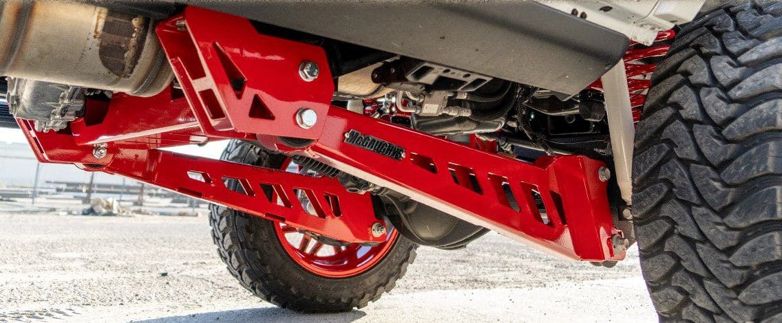 McGaughys 8 Inch Premium Lift Kit 2019-2024 Dodge Ram 2500 Radius Arms 4WD with Rear Air Suspension