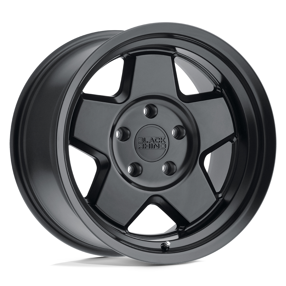 16x8 Black Rhino REALM MATTE BLACK Wheel 5x165.1/5x6.5 (-10mm)