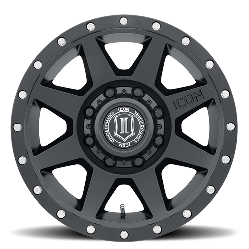 17x8.5 Icon Alloys Rebound Satin Black Wheel 8x170 (6mm)