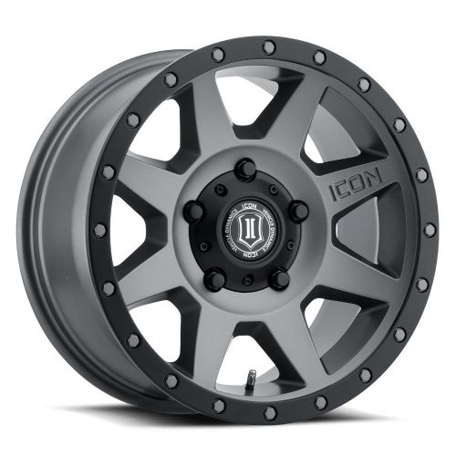 20x9 Icon Alloys Rebound Titanium Wheel 5x150 (16mm)