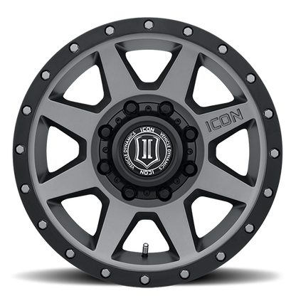 20x9 Icon Alloys Rebound Titanium Wheel 8x180 (12mm)