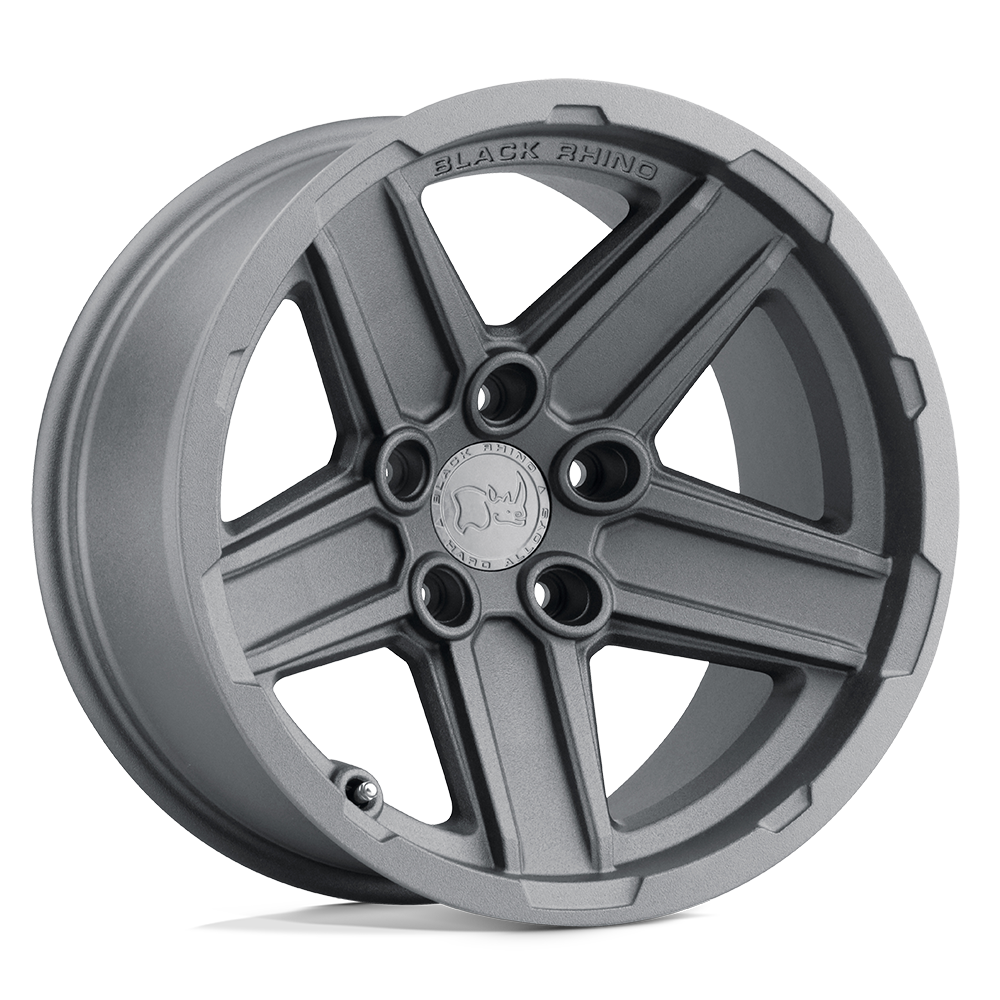 20x9.5 Black Rhino RECON TExTURED GUNMETAL Wheel 5x5 (-32mm)