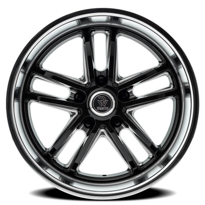 22x10.5 Resto R103 Maverick Gloss Black Milled Wheel 5x4.5 (12mm)