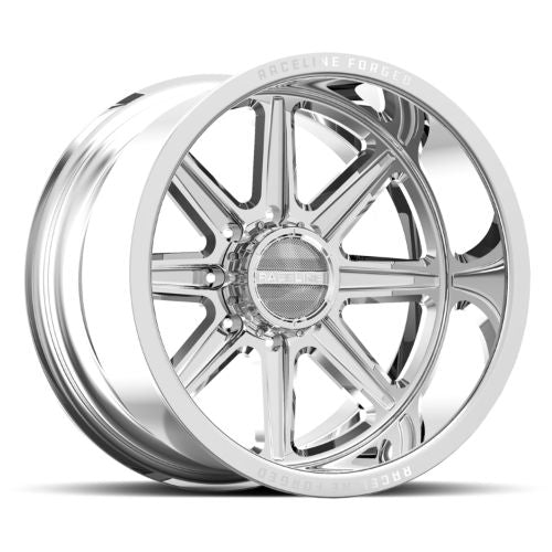 22x12 Raceline RF104P Stamina Forged Polished Wheel 8X6.5 (-51mm)