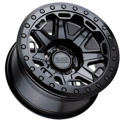 17x8.5 Black Rhino RIFT MATTE BLACK Wheel 8x170 (-38mm)