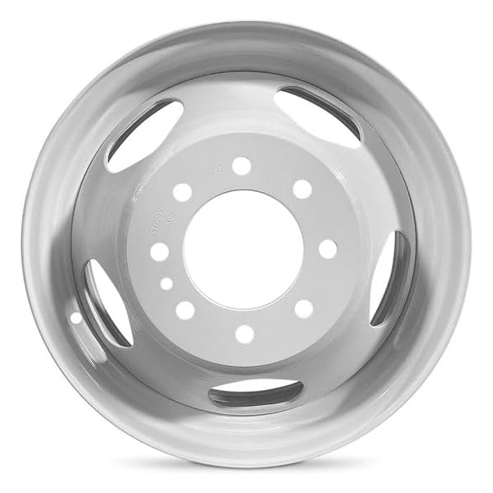 17x6.5 Road Ready RRW-8076B White DUALLY Wheel 8x6.5 (133mm)
