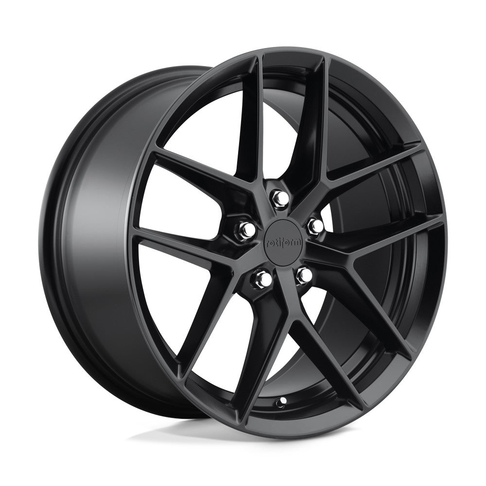 18x8.5 Rotiform R134 FLG Matte Black Wheel 5x120 (35mm)