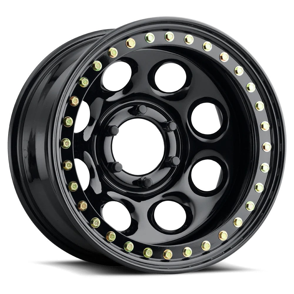 17x9.5 Raceline RT81 Rock 8 Black Wheel 5x5 (-44mm)