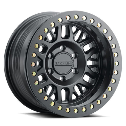 17x9 Raceline RT951B Ryno BEADLOCK Satin Black Wheel 8x6.5 (-12mm)