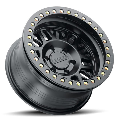 17x9 Raceline RT951B Ryno BEADLOCK Satin Black Wheel 8x6.5 (-12mm)