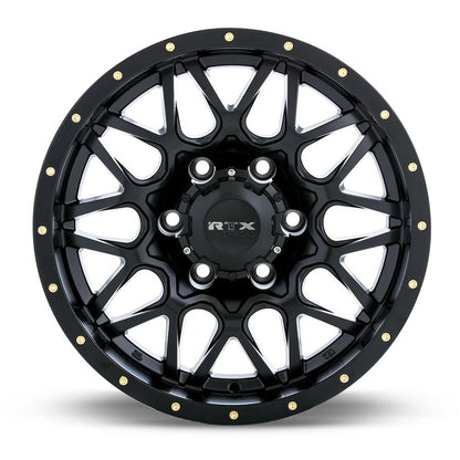 18x9 RTX Canyon Satin Black Wheel 6x5.5 (10mm)