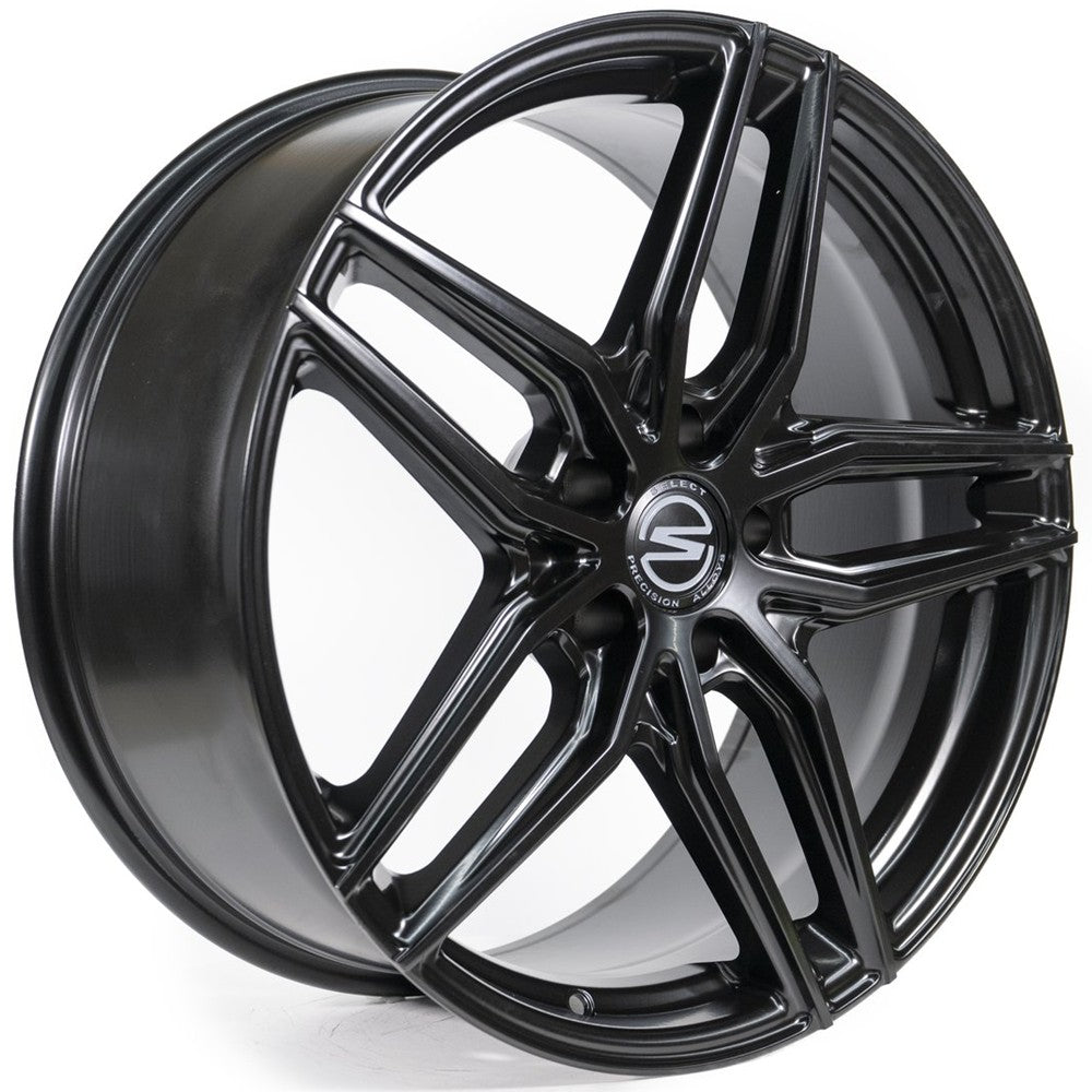 18x8.5 Select S101 Shadow Satin Black Wheel 5x120 (38mm)