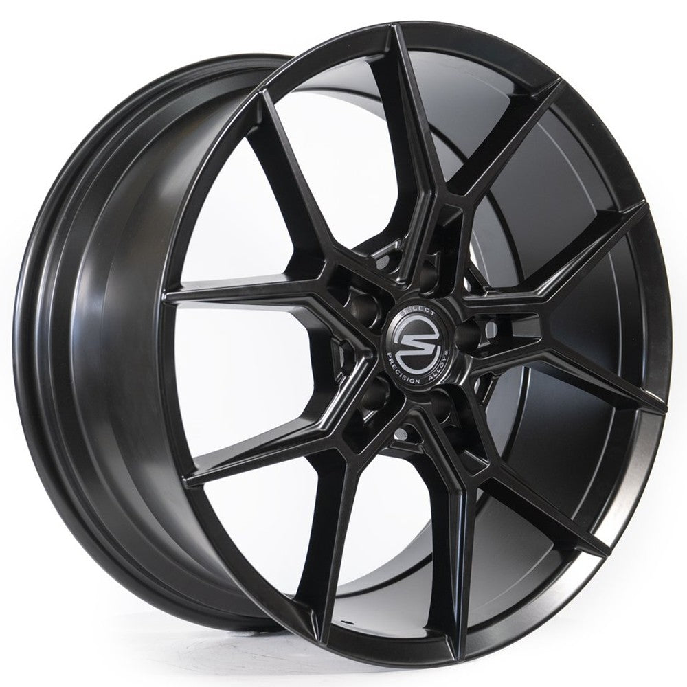 20x10.5 Select S102 Alpine Satin Black Wheel 5x120 (38mm)