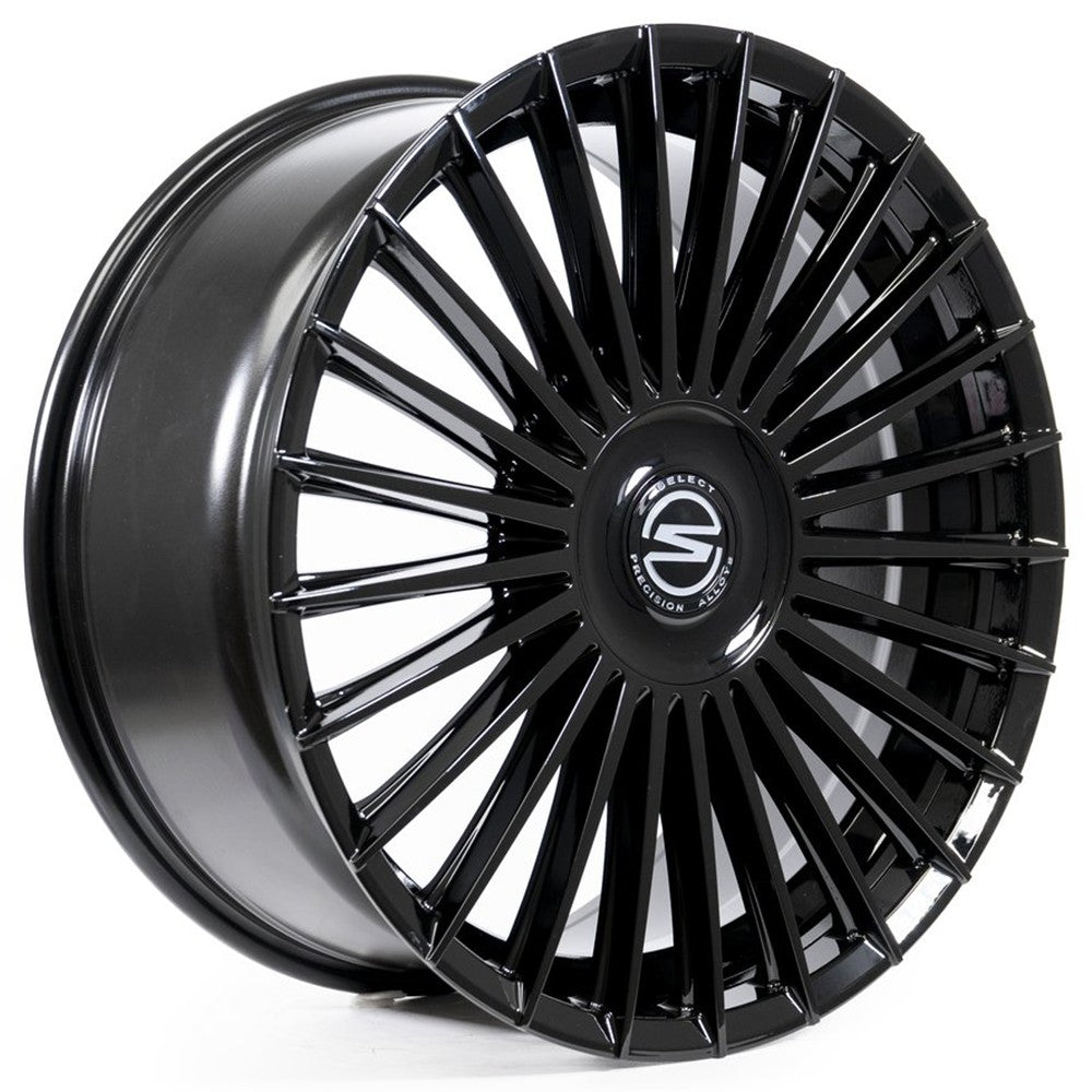 20x9 Select S103 Bristol Glossy Black Wheel 5x120 (38mm)
