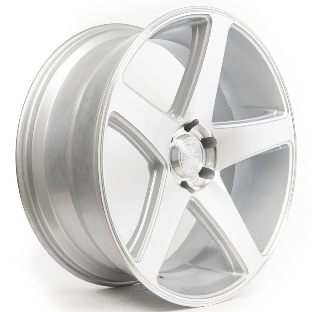 24x10 Select S104 Spectrum Gloss Silver Machined Wheel 5x5 (15mm)