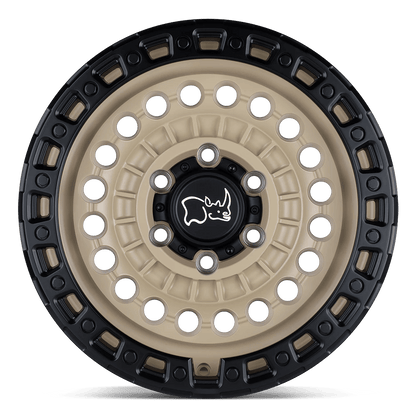 17x8.5 Black Rhino Sentinel Desert Sand With Black Ring Wheel 8x6.5 (0mm)