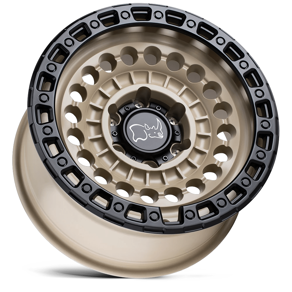 17x8.5 Black Rhino Sentinel Desert Sand With Black Ring Wheel 8x6.5 (0mm)
