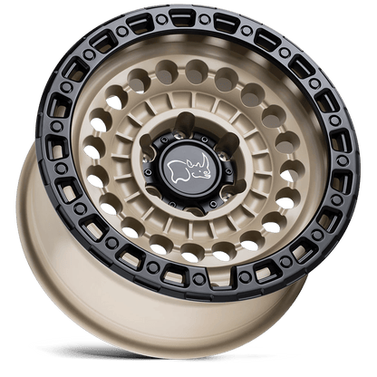 17x8.5 Black Rhino Sentinel Desert Sand With Black Ring Wheel 8x6.5 (0mm)