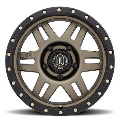 17x8.5 Icon Alloys Sixspeed Bronze Wheel 5x5 (-6mm)