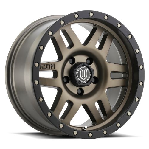 17x8.5 Icon Alloys Sixspeed Bronze Wheel 5x5 (-6mm)
