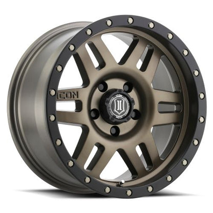 17x8.5 Icon Alloys Sixspeed Bronze Wheel 5x5 (-6mm)