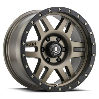 17x8.5 Icon Alloys Sixspeed Bronze Wheel 6x135 (6mm)