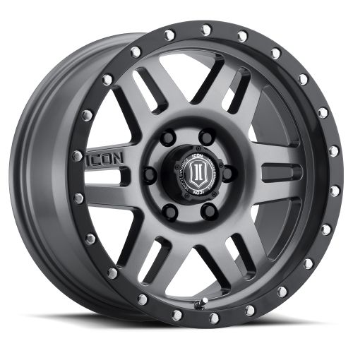 17x8.5 Icon Alloys Sixspeed Gunmetal Wheel 6x135 (6mm)