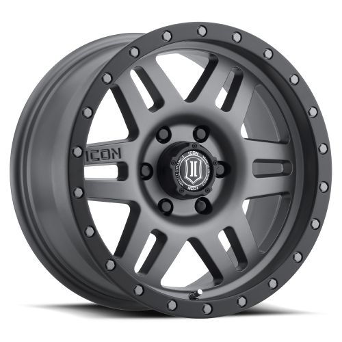 17x8.5 Icon Alloys Sixspeed Titanium Wheel 6x135 (6mm)