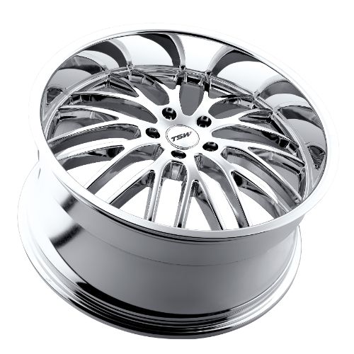 20x10 TSW SNETTERTON CHROME Wheel 5x120 (25mm)