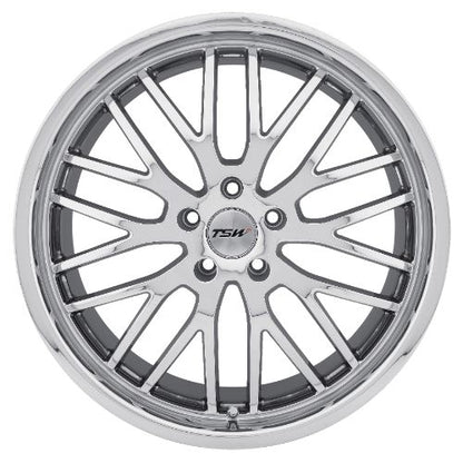 20x8.5 TSW SNETTERTON CHROME Wheel 5x120 (35mm)