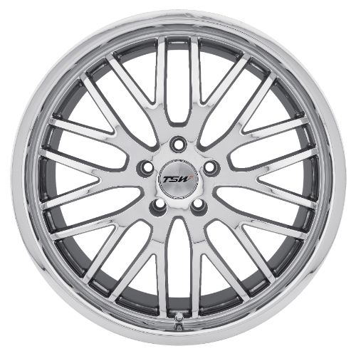 17x8 TSW SNETTERTON CHROME Wheel 5x120 (20mm)