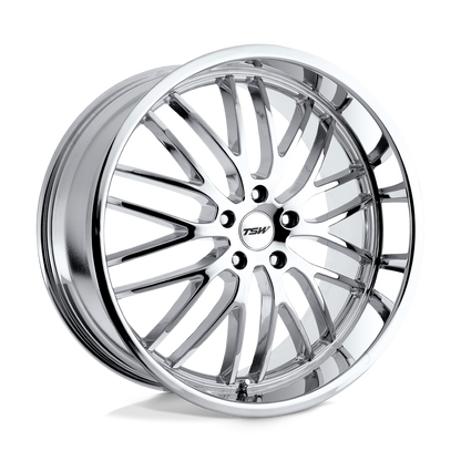 19x8 TSW SNETTERTON CHROME Wheel 5x100 (35mm)