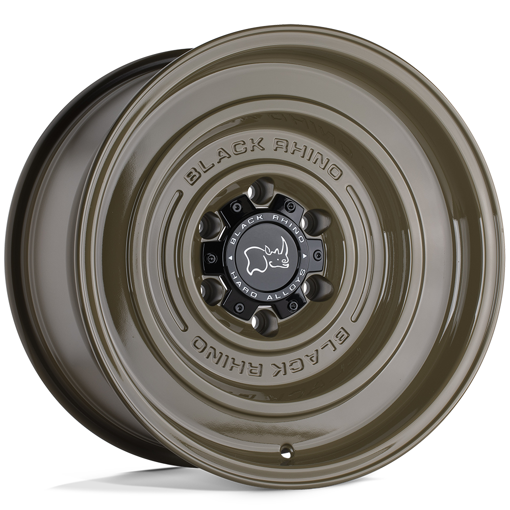 17x9.5 Black Rhino SOLID GLOSS ALLIGATOR GREEN Wheel 6x5.5 (-12mm)