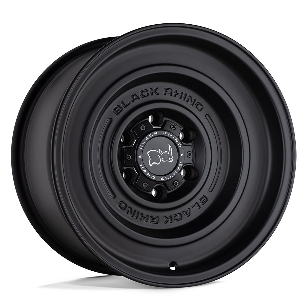 17x9.5 Black Rhino SOLID MATTE BLACK Wheel 5x5 (-18mm)