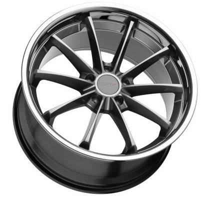 19x9.5 TSW SWEEP GLOSS GUNMETAL W/ STAINLESS LIP Wheel 5x4.5 (40mm)