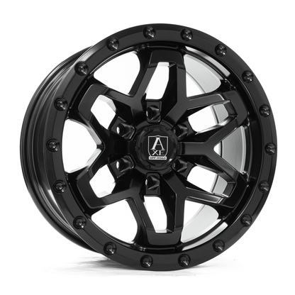 17x9 Axe Syrinks Satin Black Wheel 5x5 (-15mm)