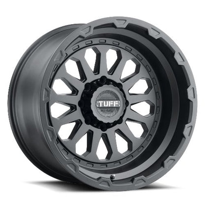 18x9 Tuff T3A MATTE BLACK Wheel 6x135 (-13mm)