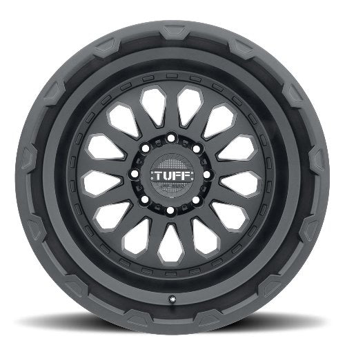 18x9 Tuff T3A MATTE BLACK Wheel 6x135 (10mm)
