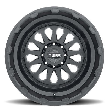 20x10 Tuff T3A MATTE BLACK Wheel 6x5.5 (-19mm)