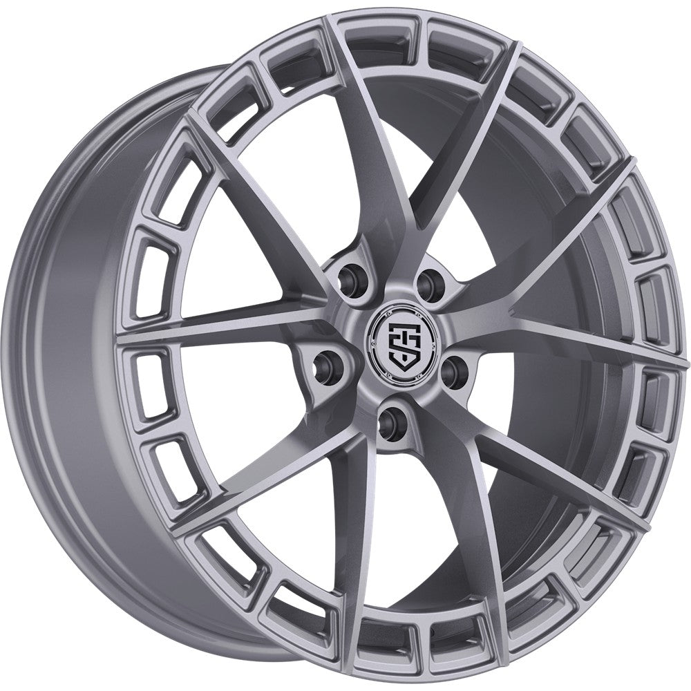 18x8 TIS Motorsports 504S Gloss Silver Wheel 5x120 (35mm)