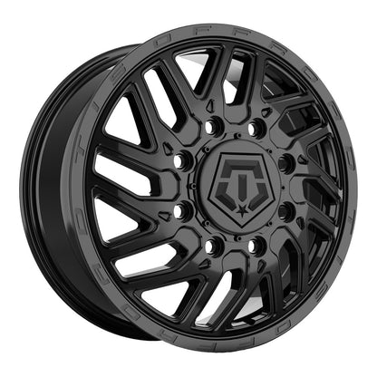 20x8.25 TIS 544B Gloss Black DUALLY FRONT Wheel 8x200 (127mm)