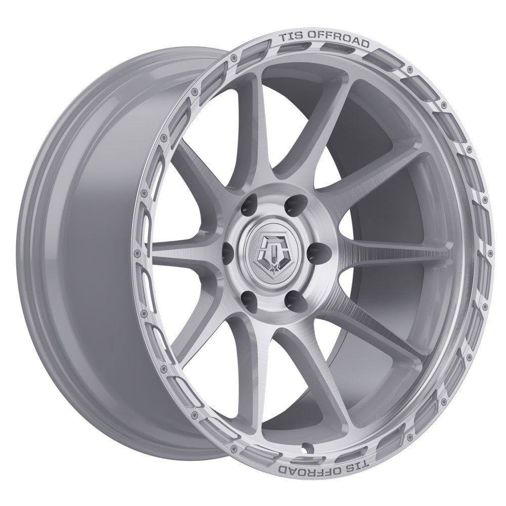 17x9 TIS 563BS Brushed Silver Wheel 6x5.5 (-12mm)