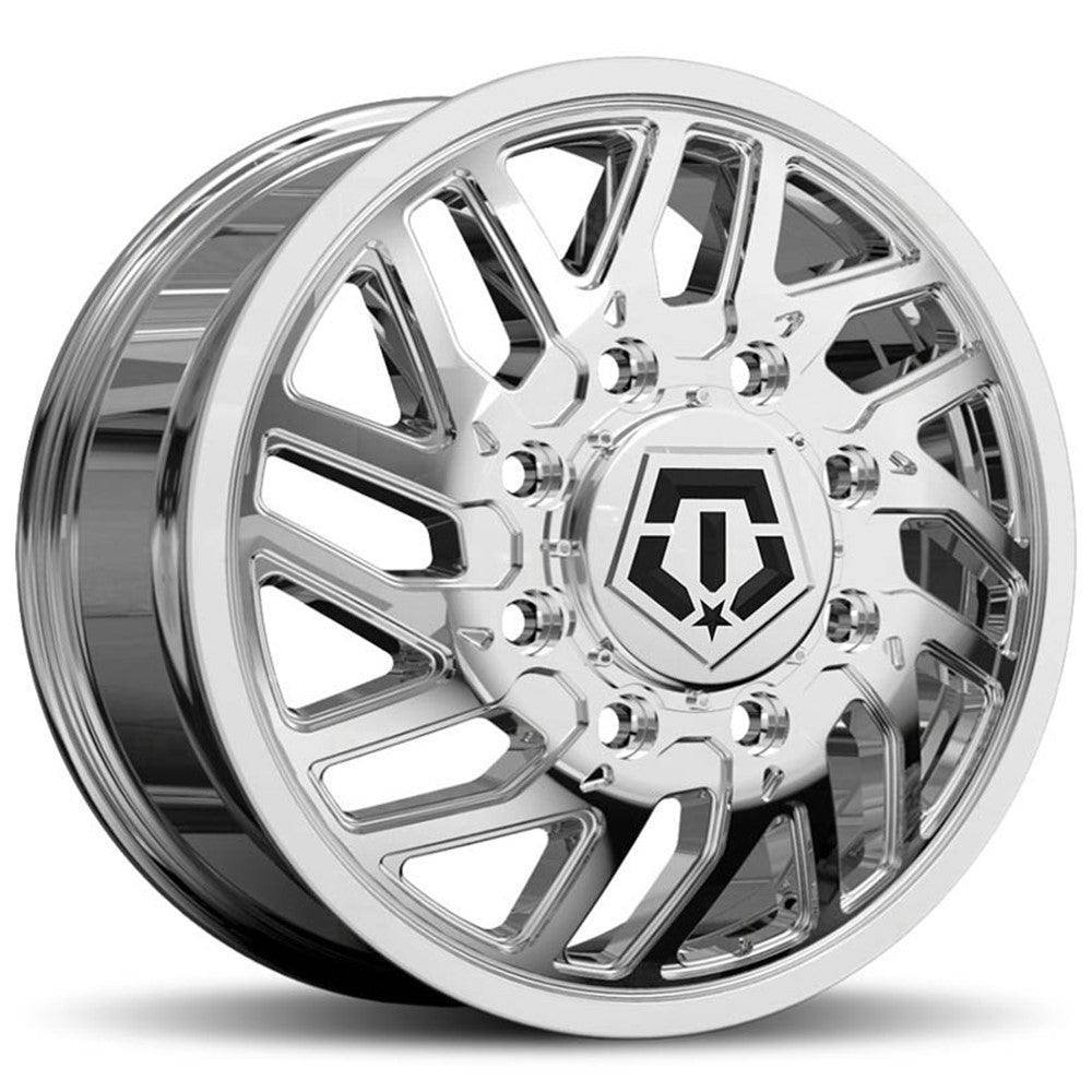 20x8.25 TIS 544C Chrome Plated Dually Front Wheel 8x210 (127mm)