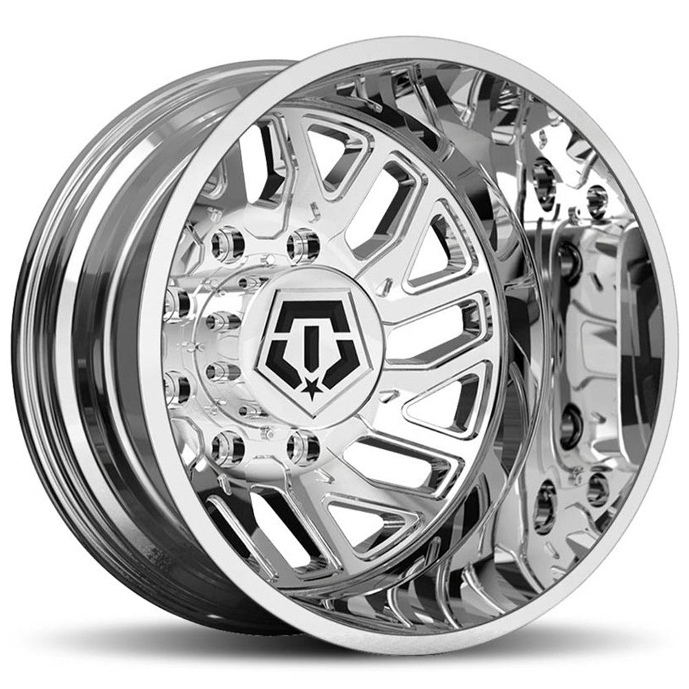 20x8.25 TIS 544C Chrome Plated Dually Rear Wheel 8x200 (-198mm)