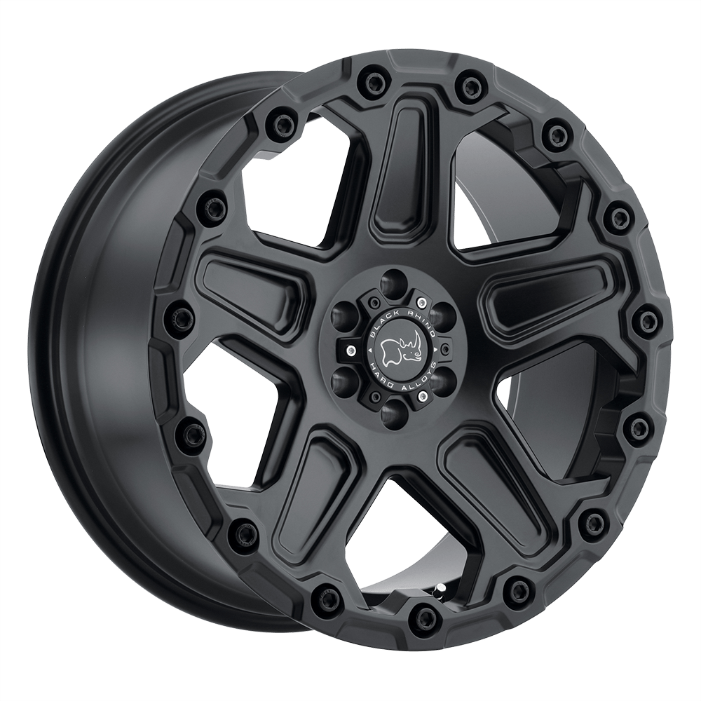 20x9.5 Black Rhino COG MATTE BLACK Wheel 5x5.5 (0mm)