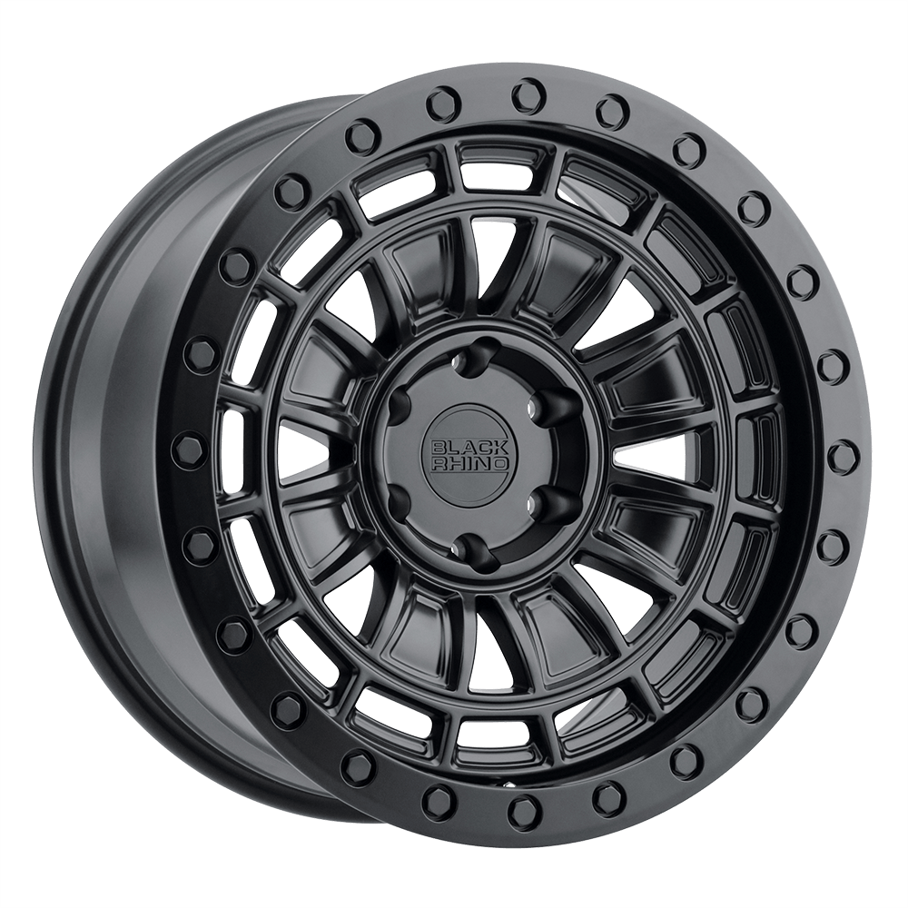 17x9.5 Black Rhino DALTON MATTE BLACK Wheel 5x5.5 (0mm)